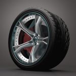 Concept wheel created and designed without bases in existing brands.